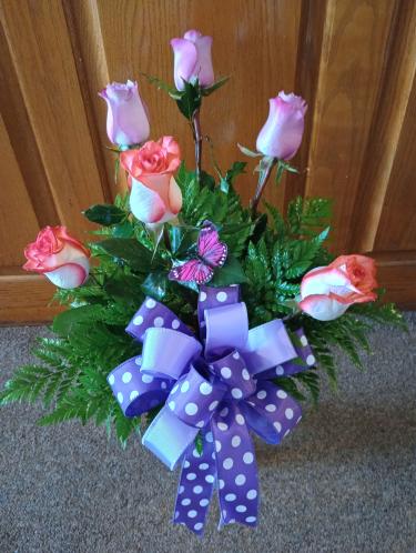 Half Dozen Ecuadorian Roses